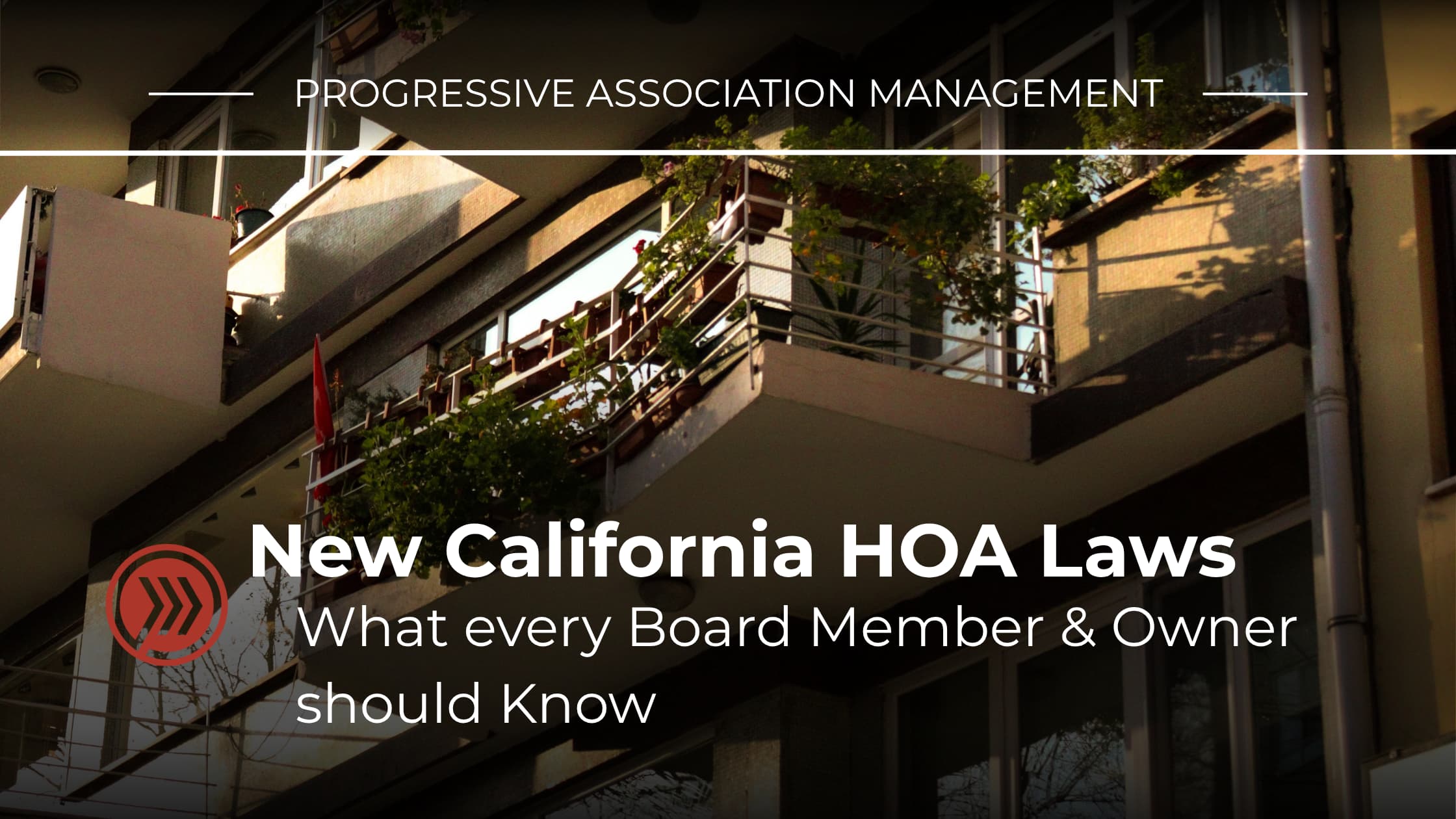 New California HOA laws blog banner